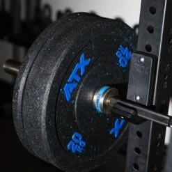 ATX Soft Rubber Olympic Bumper Plates (Colour Fleck) -The Gym Revolution atx color fleck bumper plates 4049 18 4