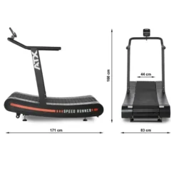 ATX Speed Runner/ Curved Treadmill -The Gym Revolution atx ct 02 08