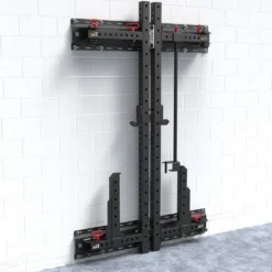 ATX Wall-Mount Folding Half Rack FBR-750 -The Gym Revolution atx fbr 750 03 1000px 1