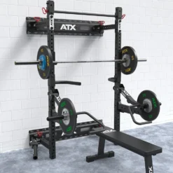 ATX Wall-Mount Folding Half Rack FBR-750 -The Gym Revolution atx fbr 750 04 1000px 1