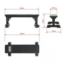 ATX Monster Flat Bench FBX-800 15 ATX Monster Flat Bench FBX-800 -The Gym Revolution atx fub skizze