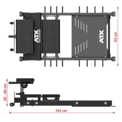ATX Multi-use Glutes And Hips Thruster Bench GLS-800 -The Gym Revolution atx glute shaper 3818 8