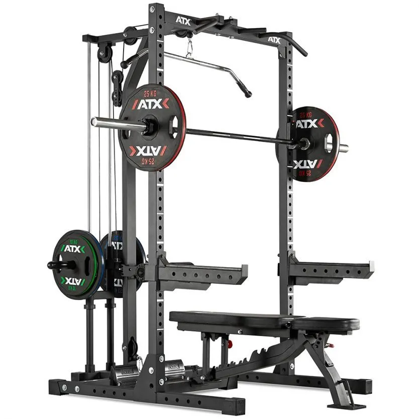 ATX Half Rack HRX-620 With Plate Load Lat Pulldown 4 ATX Half Rack HRX-620 With Plate Load Lat Pulldown - Image 2