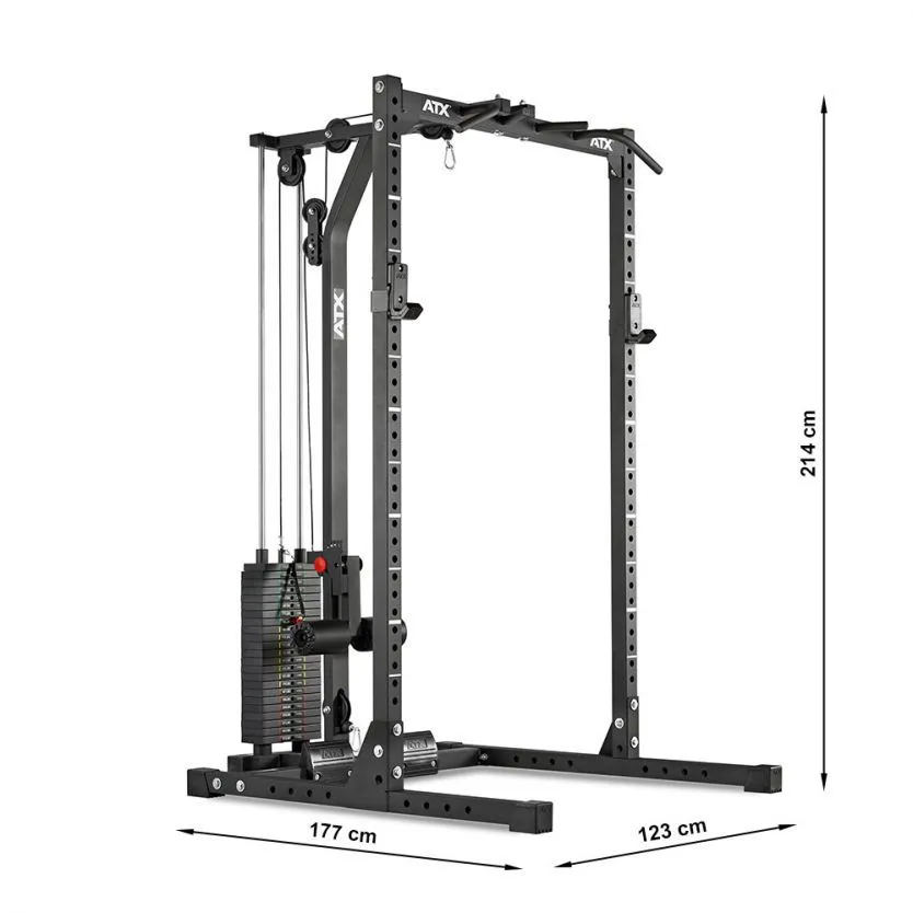 ATX Half Rack HRX-620 With Stack Weight Lat Pulldown 13 ATX Half Rack HRX-620 With Stack Weight Lat Pulldown - Image 11