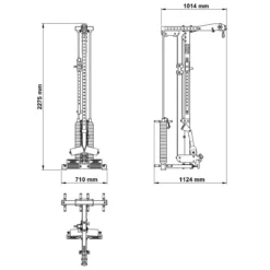 LTO-780 ATX Lat Pulldown Option For PRX-780 -The Gym Revolution atx lto 780 sw afmetingen
