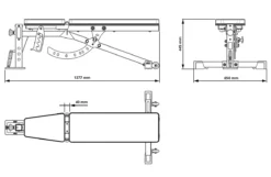 ATX Adjustable Bench MBX-520 Mk2 -The Gym Revolution atx mbx 520 03 ma skizze