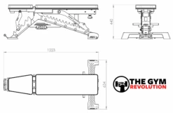 ATX Warrior Adjustable Bench MBX-750 Mk2 23 ATX Warrior Adjustable Bench MBX-750 Mk2 -The Gym Revolution atx mbx 750 03