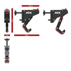 ATX Compact Monolift Hooks (Pair) Rack Attachment - 600/ 700/ 800-Series 9 ATX Compact Monolift Hooks (Pair) Rack Attachment - 600/ 700/ 800-Series -The Gym Revolution atx mlift cop skizze 1000px