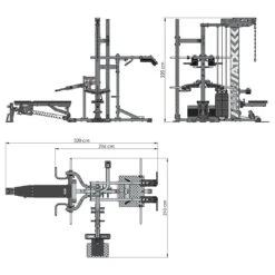 ATX Lever MultiPLEX Multigym MSX-700 25 ATX Lever MultiPLEX Multigym MSX-700 -The Gym Revolution atx msx 700 skizze