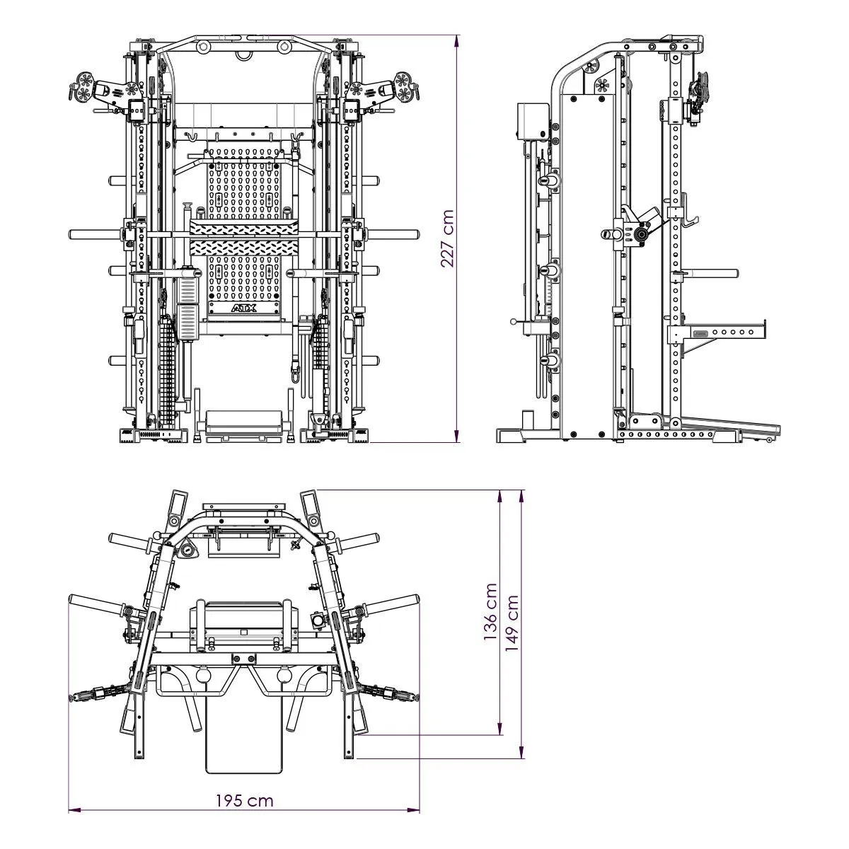 ATX Monster Full-Functional Multigym 2.0 MXL-700 12 ATX Monster Full-Functional Multigym 2.0 MXL-700 - Image 10