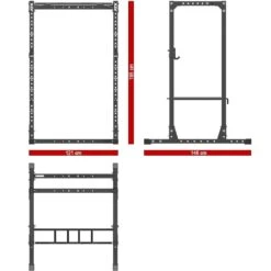 ATX Short Power Rack PRX-610 9 ATX Short Power Rack PRX-610 -The Gym Revolution atx prx 610 dim
