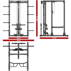 ATX Power Cage PCX-755 + Plate-Load Lat Pulldown 12 ATX Power Cage PCX-755 + Plate-Load Lat Pulldown -The Gym Revolution atx prx 750 set 250 dim