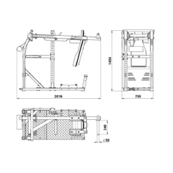 ATX Pendulum Squat PSQ-760 27 ATX Pendulum Squat PSQ-760 -The Gym Revolution atx psq 760 detail08
