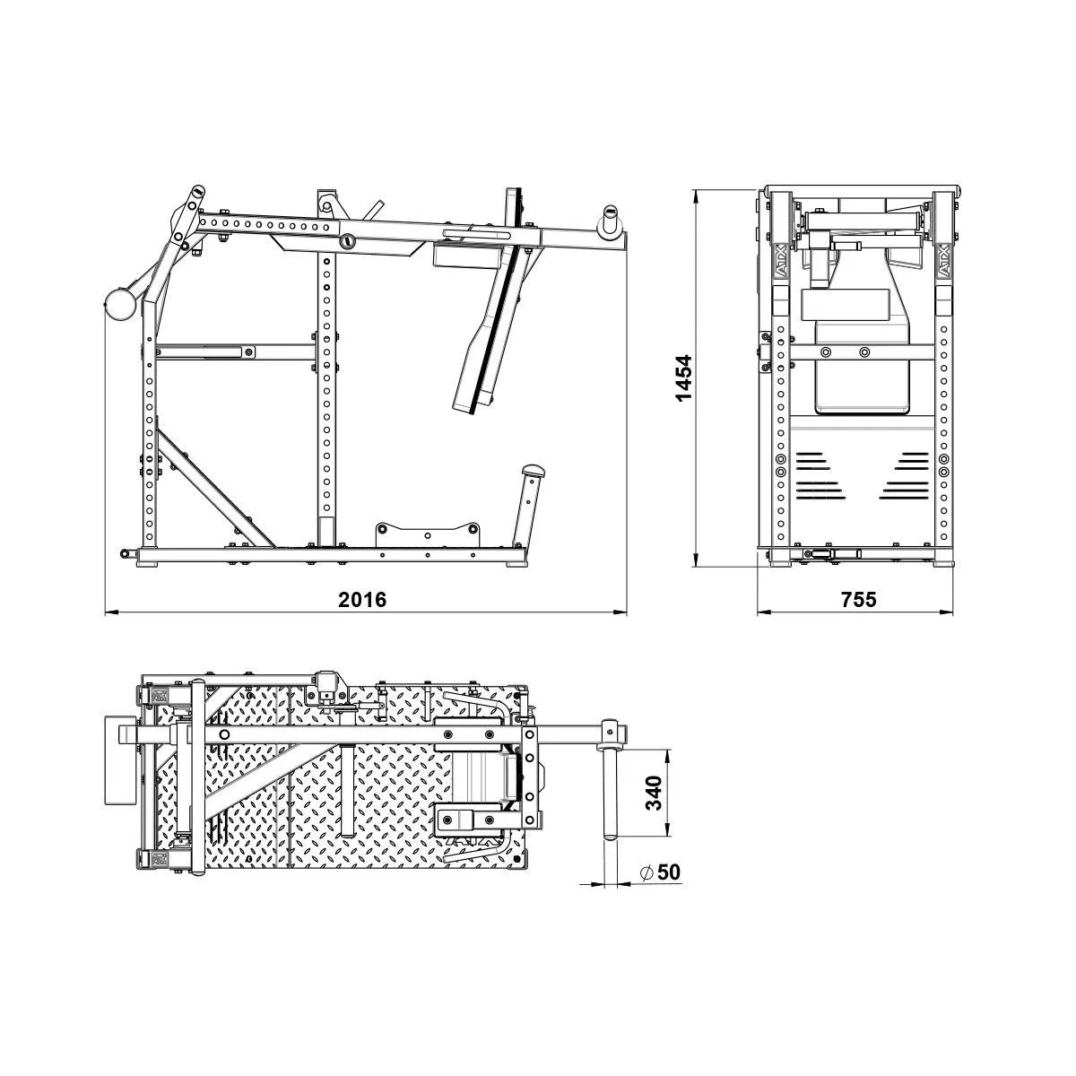 ATX Pendulum Squat PSQ-760 15 ATX Pendulum Squat PSQ-760 - Image 13