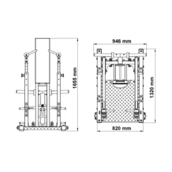 ATX Standing Chest Press SCP-760 -The Gym Revolution atx scp 760 detail07