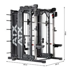 ATX OPTIMUS Multigym SCR-760-EXT (Stack-Weight) -The Gym Revolution atx scr 760 kps sw ma skizze
