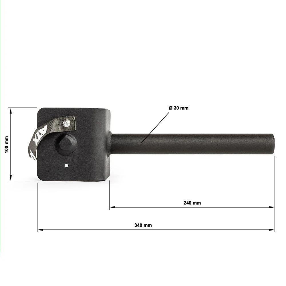 ATX Plug-in Squat Handles (Pair) - 800 Series 5 ATX Plug-in Squat Handles (Pair) - 800 Series - Image 3