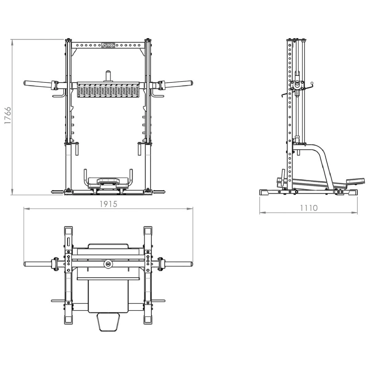 ATX® Vertical Leg Press VLP-600 4 ATX® Vertical Leg Press VLP-600 - Image 2
