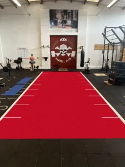 Red - Grasshopper Artificial Grass Performance Speed Track 12 Red - Grasshopper Artificial Grass Performance Speed Track -The Gym Revolution brigade red