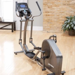 Life Fitness E1 ELLIPTICAL CROSS-TRAINER -The Gym Revolution e1 elliptical in living room