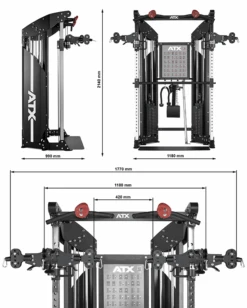 ATX Functional Trainer / DAP FTO-600 -The Gym Revolution fto 600 ma skizze fertig
