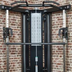 Dual-Attachment Connector Cable Handle Straight Bar 12 Dual-Attachment Connector Cable Handle Straight Bar -The Gym Revolution g 2052 detail02