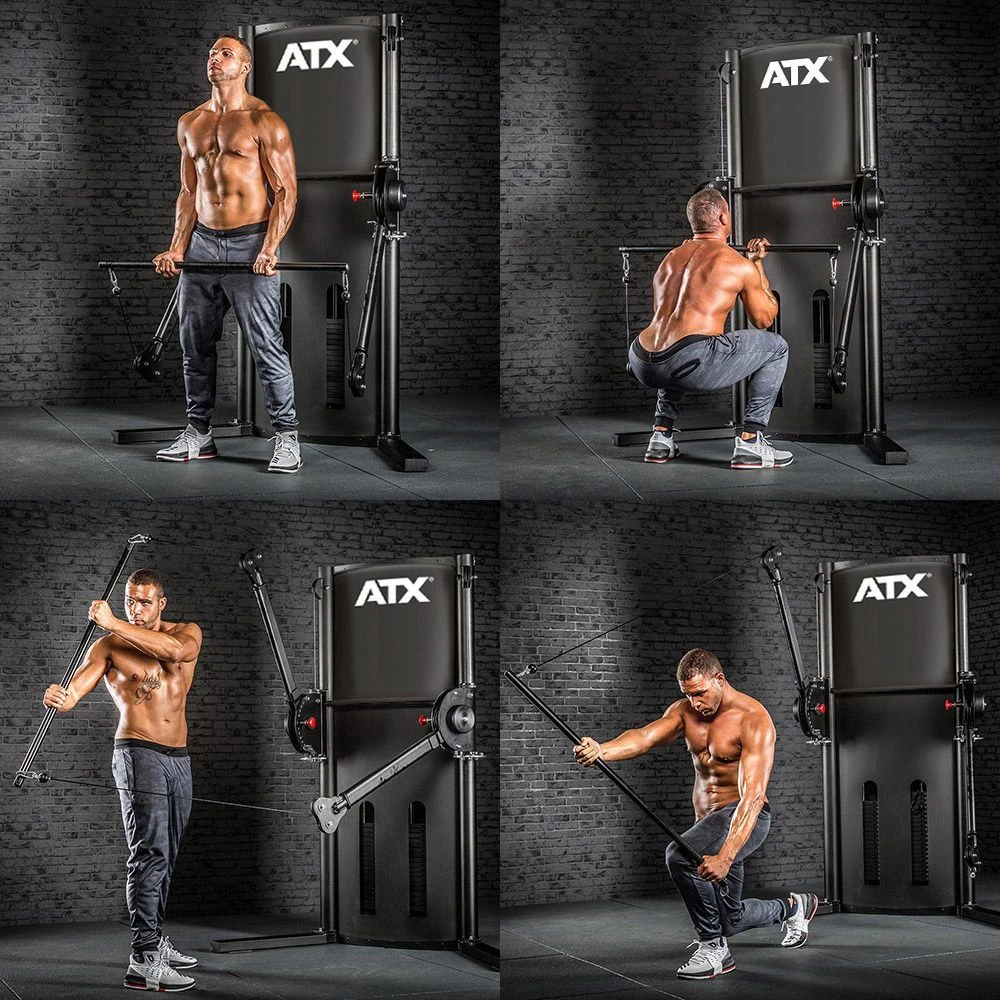 Dual-Attachment Connector Cable Handle Straight Bar 6 Dual-Attachment Connector Cable Handle Straight Bar - Image 4