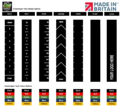 Blue - Grasshopper Artificial Grass Performance Speed Track 14 Blue - Grasshopper Artificial Grass Performance Speed Track -The Gym Revolution grasshopper logo sprint track designs 1 1 1