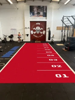 Red - Grasshopper Artificial Grass Performance Speed Track 14 Red - Grasshopper Artificial Grass Performance Speed Track -The Gym Revolution grenadier red