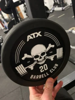 Custom Logo Pro Rubber Barbell Set - Straight Bars -The Gym Revolution img 0429 1