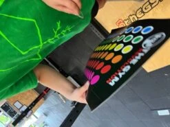 Gym Rack Hole-Marking Sticker Pack 14 Gym Rack Hole-Marking Sticker Pack -The Gym Revolution img 0691