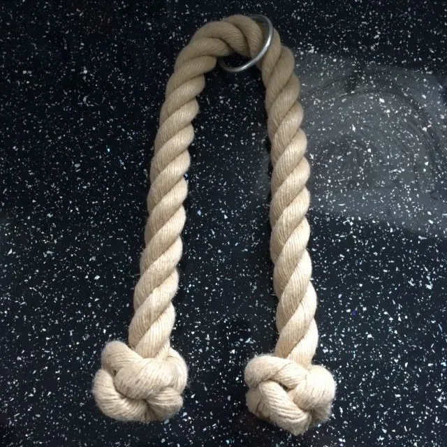 Natural Triceps Rope - 75cm 4 Natural Triceps Rope - 75cm - Image 2