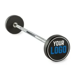 Custom Logo Pro Rubber Barbell Set - Straight Bars -The Gym Revolution ipl 190916aid000000000008660