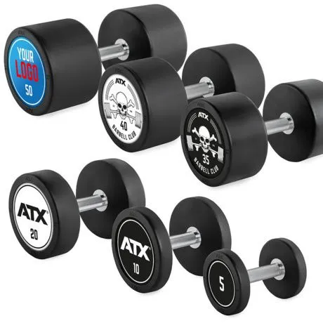 CLUB SET: 2.5-30kg ATX Custom Logo Rubber Dumbbell Set 15 CLUB SET: 2.5-30kg ATX Custom Logo Rubber Dumbbell Set - Image 13