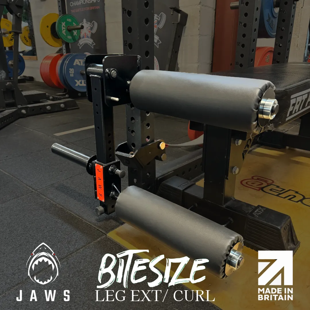 JAWS Bite-Size 2-in-1 Leg Extension / Curl Rack Attachment 4 JAWS Bite-Size 2-in-1 Leg Extension / Curl Rack Attachment - Image 2
