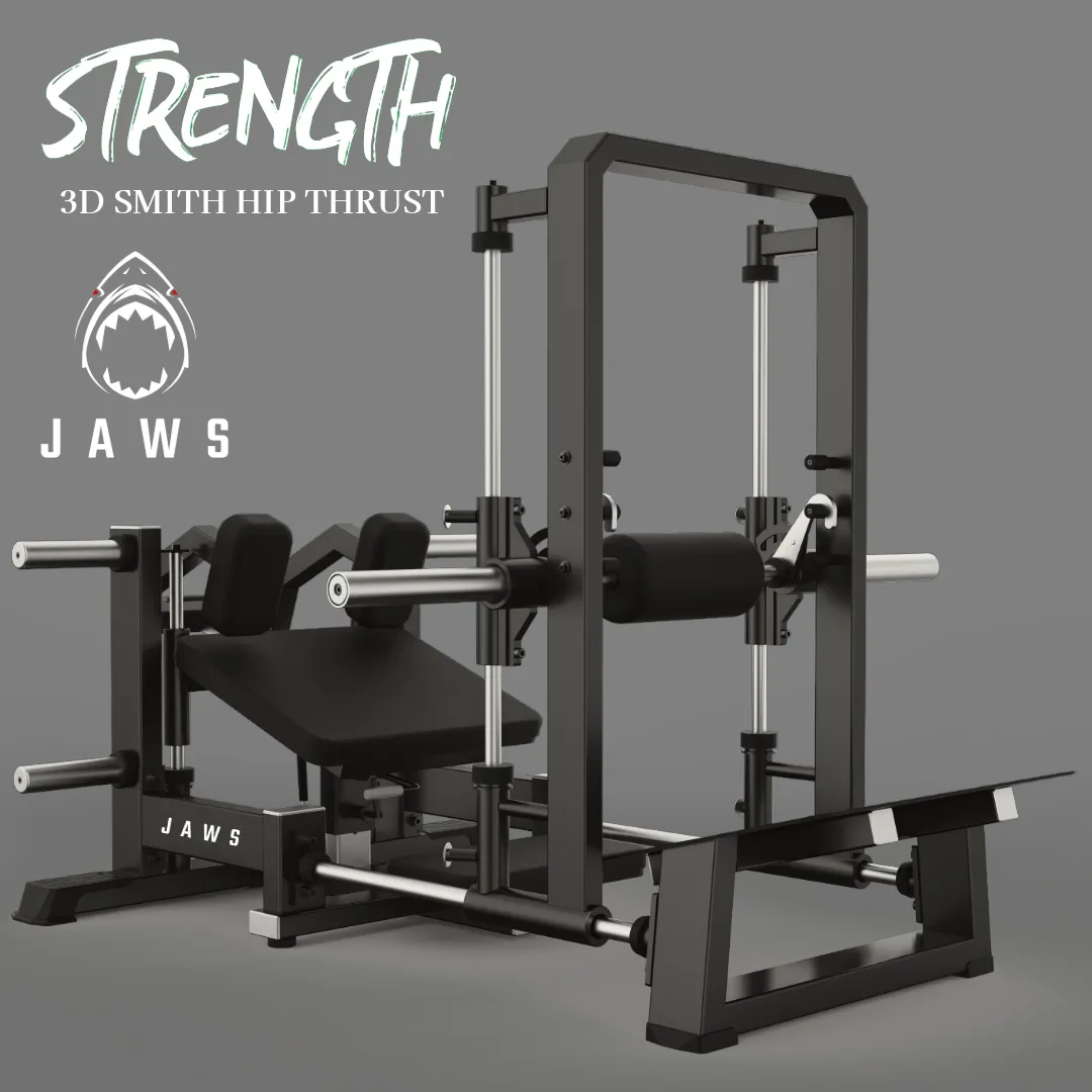JAWS Strength 3D Smith Hip Thrust 3 JAWS Strength 3D Smith Hip Thrust