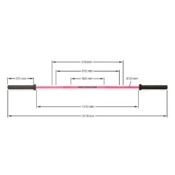 ATX Cerakote PRISON PINK Women's Bar -The Gym Revolution lh 50 atx 800 skizze 2