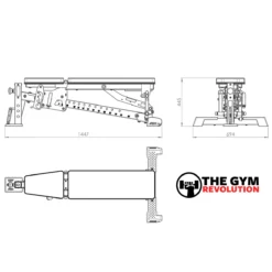 ATX Adjustable Column Bench MBX-650 Mk2 -The Gym Revolution mbx 650 02 1