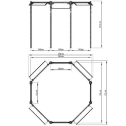 ATX® Octagon RIG - Basic 8 ATX® Octagon RIG - Basic -The Gym Revolution octa 275 b skizze 2