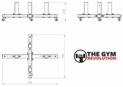 ATX Bench Attachment Storage Station - OP-STOR 14 ATX Bench Attachment Storage Station - OP-STOR -The Gym Revolution op stor 4 02