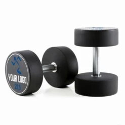 Custom Logo Pro Urethane Dumbbells Set 17 Custom Logo Pro Urethane Dumbbells Set -The Gym Revolution pud cl 2250