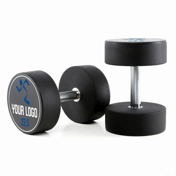 Custom Logo Pro Urethane Dumbbells Set 8 Custom Logo Pro Urethane Dumbbells Set - Image 6
