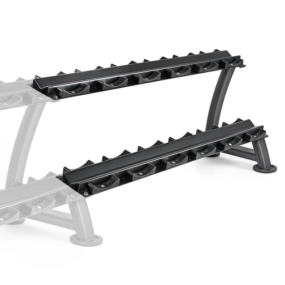 Heavyweight Dumbbell Saddle Rack - Black - 144 / 288 / 432 / 576cm 4 Heavyweight Dumbbell Saddle Rack - Black - 144 / 288 / 432 / 576cm - Image 2