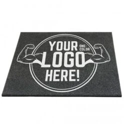 Custom Logo On Gym Flooring Tile/s 1m2 -The Gym Revolution rtlo logo 03