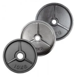 Classic Cast Iron Olympic Weights 10 Classic Cast Iron Olympic Weights -The Gym Revolution set 4