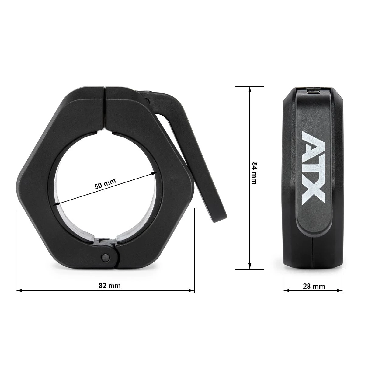 ATX® Magnetic Olympic Collar Clamps (Pair) - MAG-200 5 ATX® Magnetic Olympic Collar Clamps (Pair) - MAG-200 - Image 3