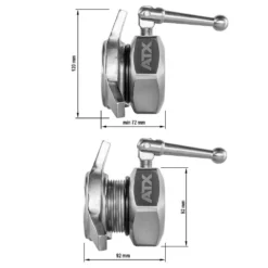 ATX Olympic Competition Collars (Pair) - Star Design 16 ATX Olympic Competition Collars (Pair) - Star Design -The Gym Revolution v 50 600 ma skizze