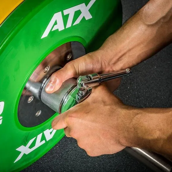 ATX Olympic Competition Weightlifting Collars (Pair) - Short Design 6 ATX Olympic Competition Weightlifting Collars (Pair) - Short Design - Image 4