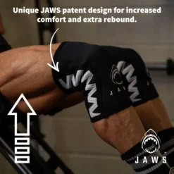 JAWS® 7MM POWER KNEE SLEEVES (PAIR) 23 JAWS® 7MM POWER KNEE SLEEVES (PAIR) -The Gym Revolution web square jaws knee sleeves 1 copy 1